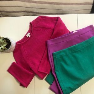 J. Crew skirts and sweater bundle
